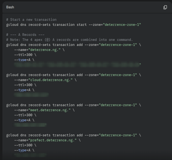 Gemini Pro Generated Command